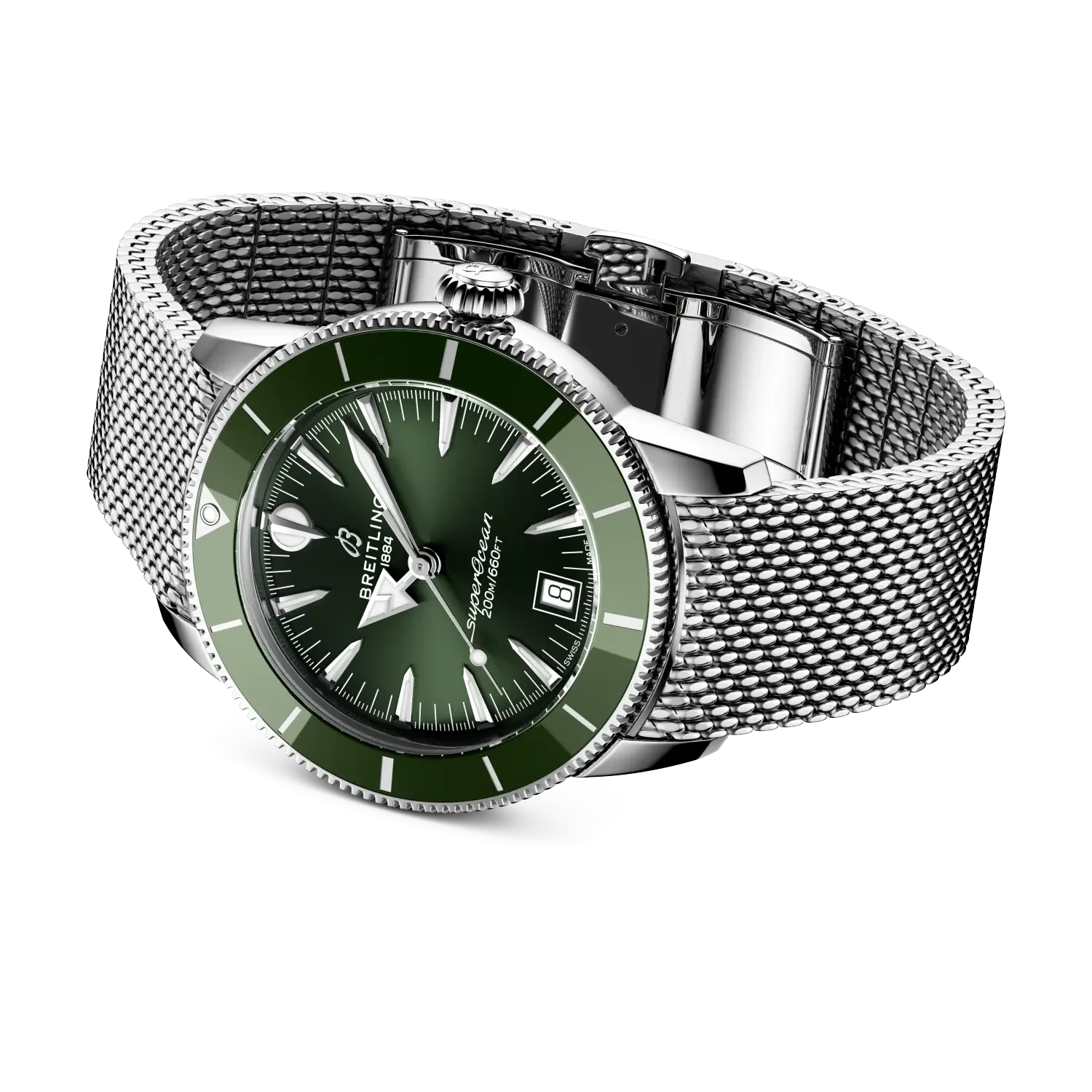 Breitling Superocean Heritage B31 Automatic 40 Watch with Green Dial - Image 3