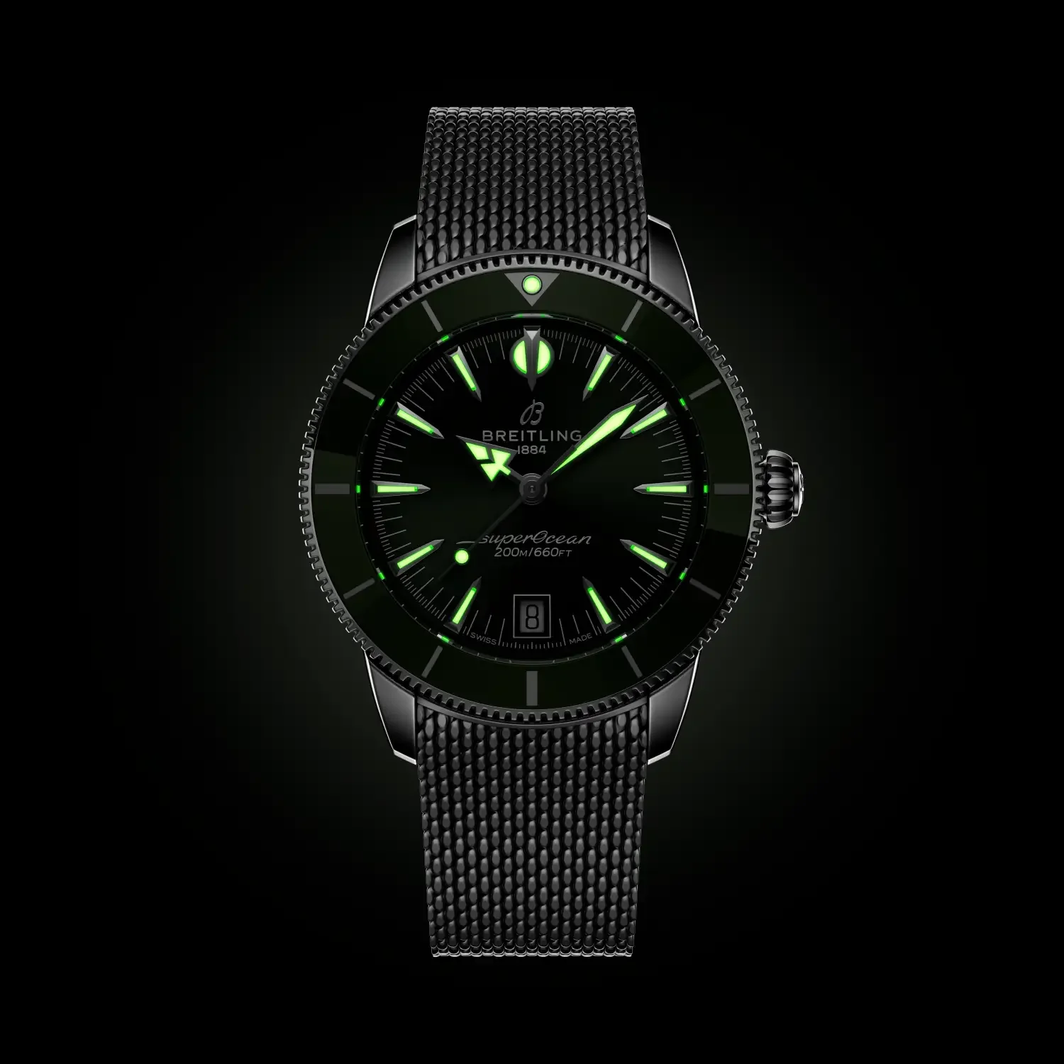 Breitling Superocean Heritage B31 Automatic 40 Watch with Green Dial - Image 5
