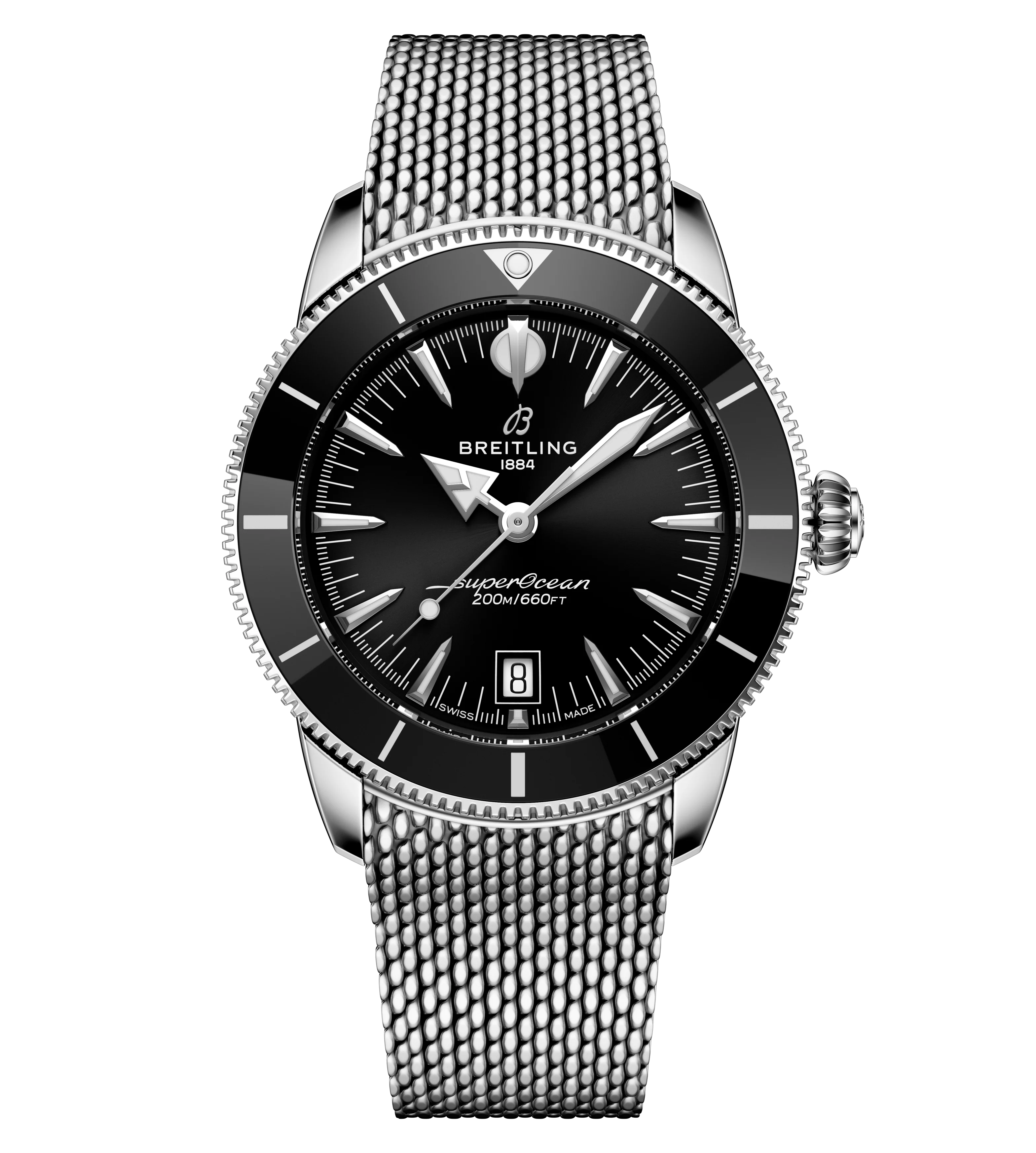 Breitling Superocean Heritage B31 Automatic 42 Watch with Black Dial