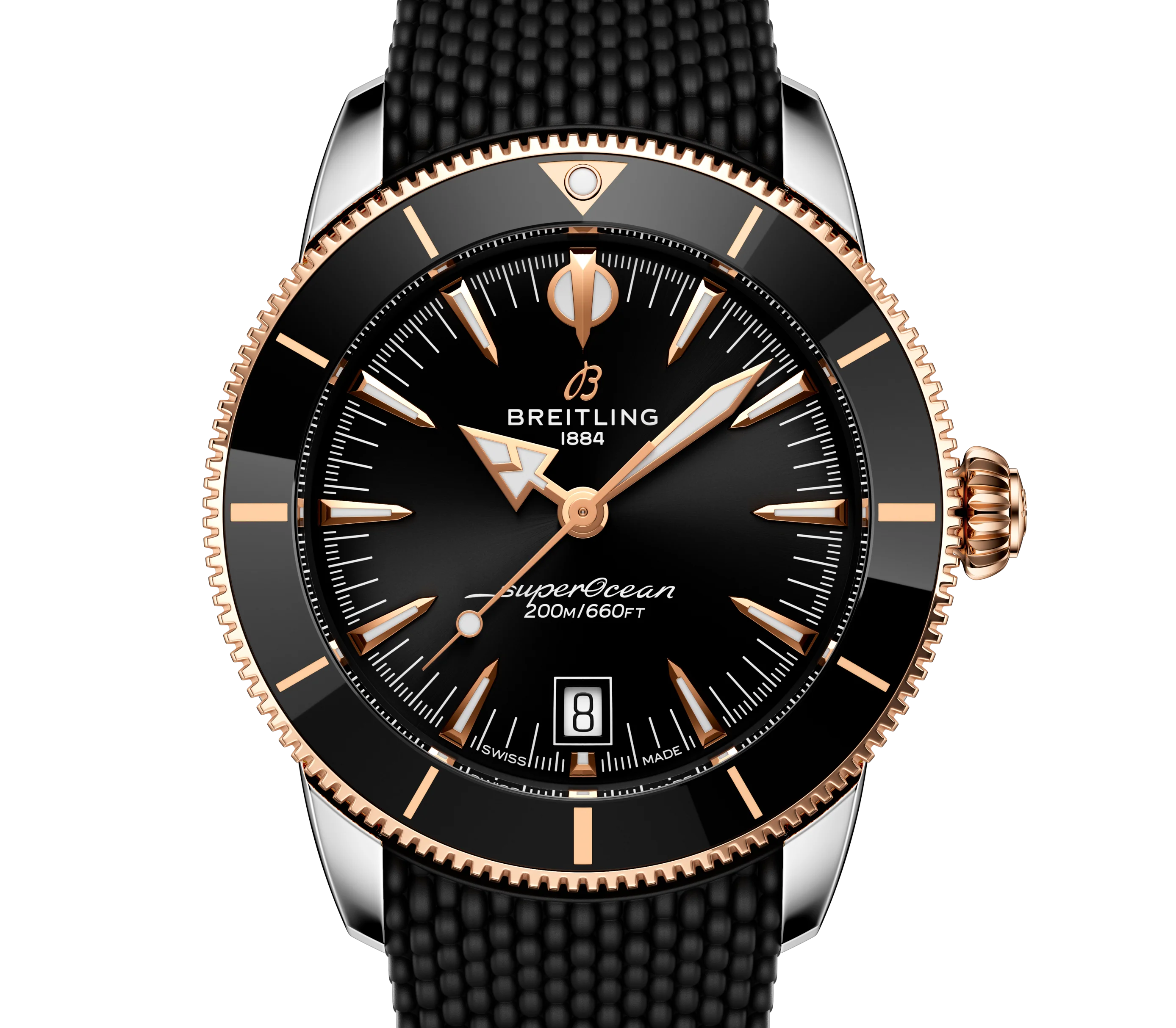 Breitling Superocean Heritage B31 Automatic 42 Watch with Black Dial & Strap - Image 3