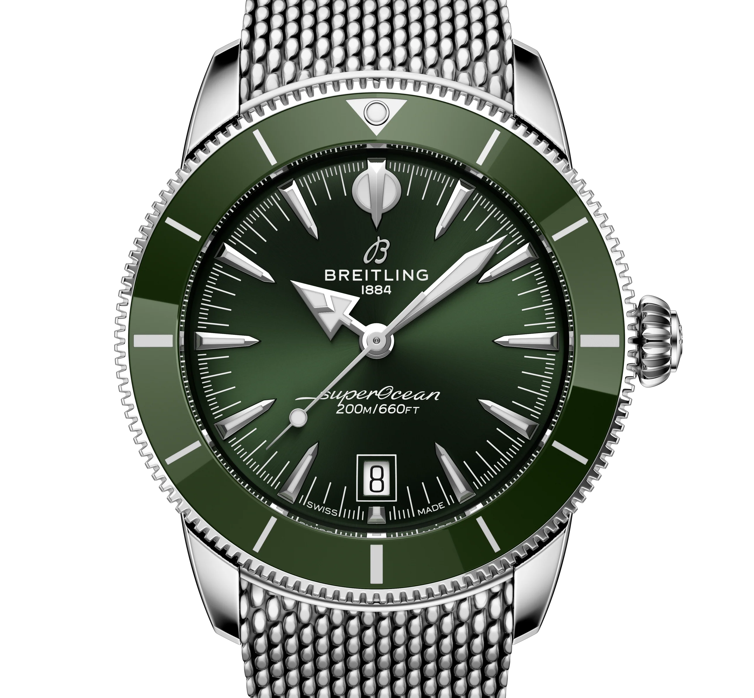 Breitling Superocean Heritage B31 Automatic 42 Watch with Green Dial - Image 3