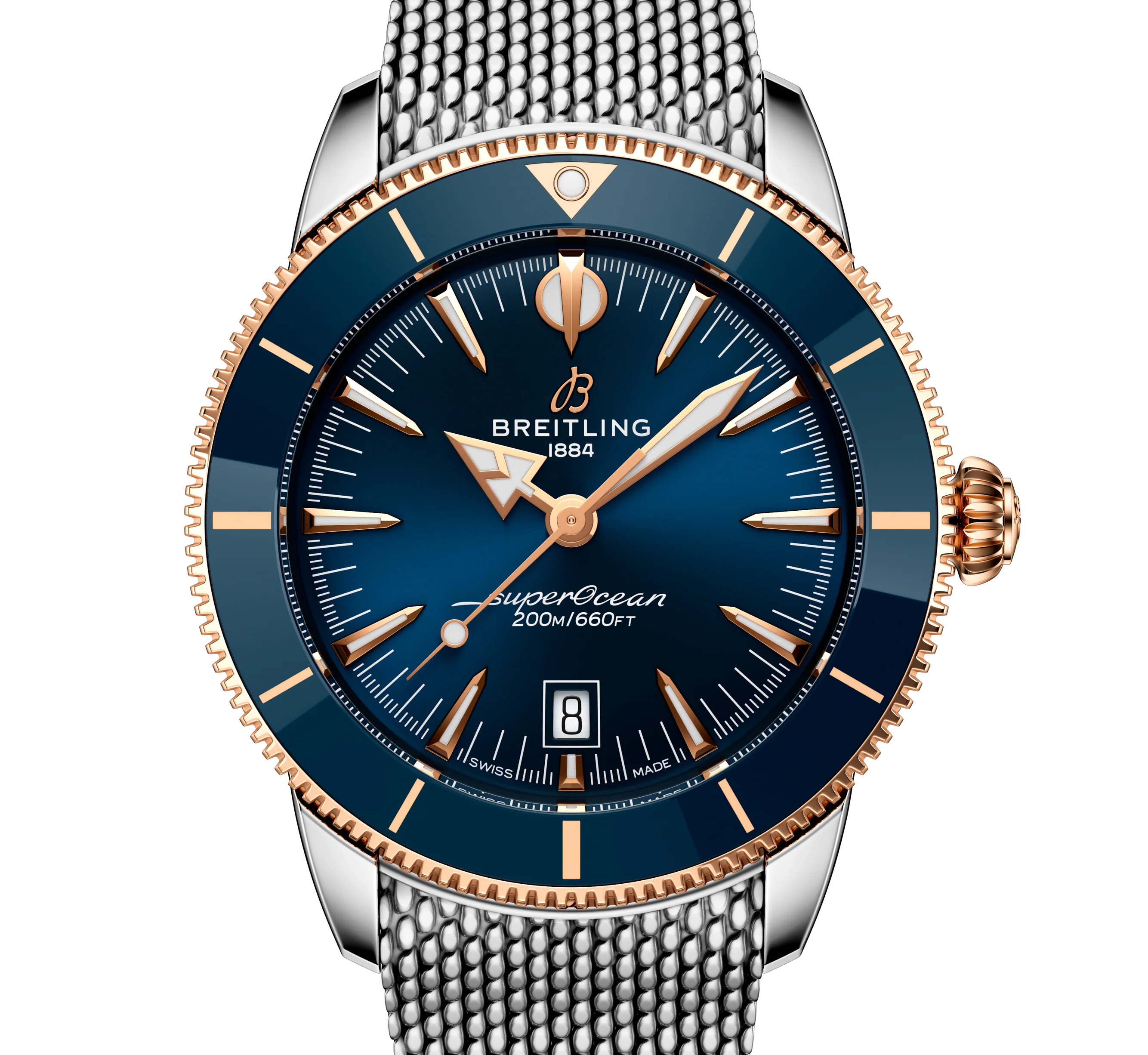 Breitling Superocean Heritage B31 Automatic 44 Watch with Blue Dial - Image 3