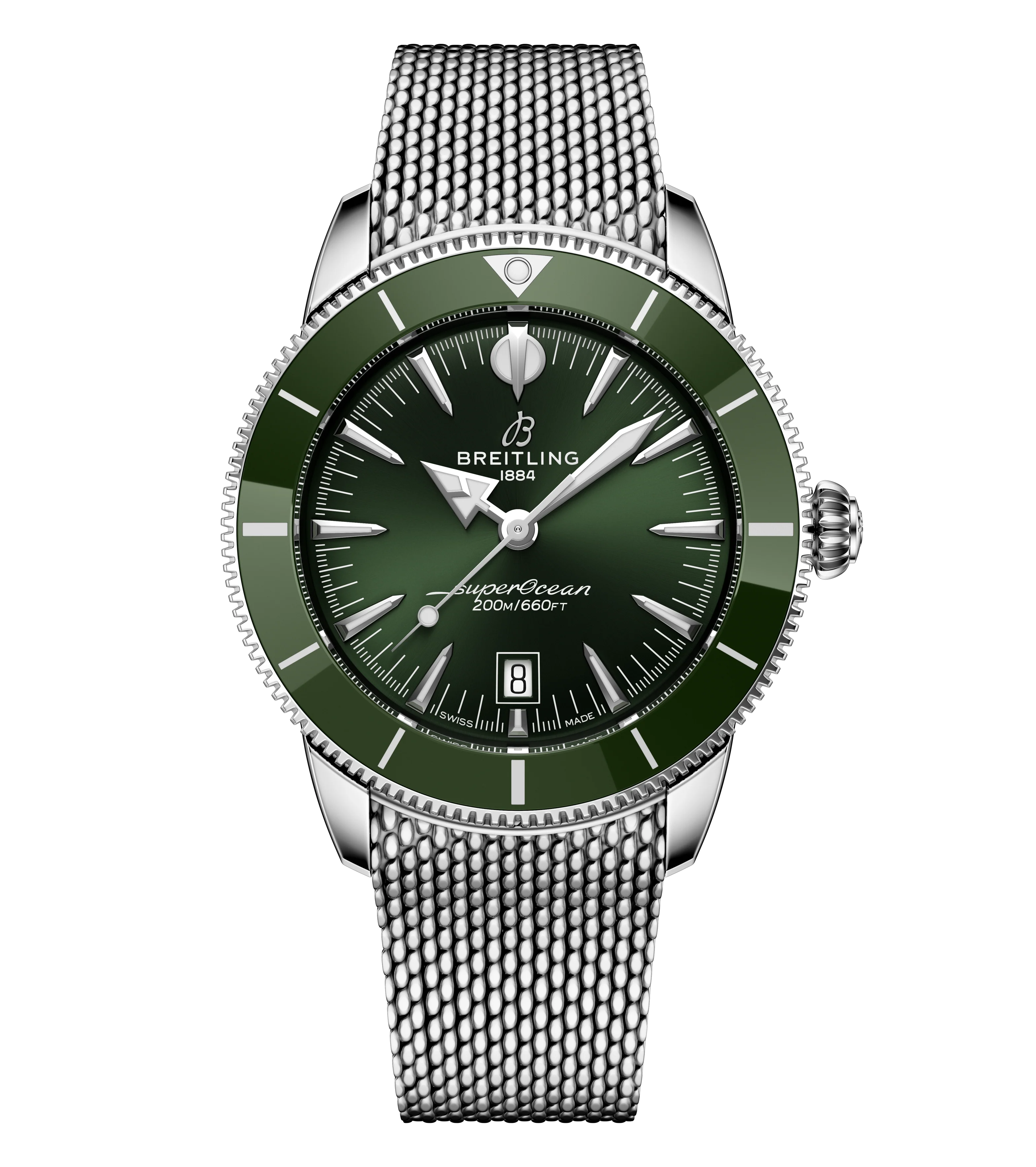 Breitling Superocean Heritage B31 Automatic 44 Watch with Green Dial