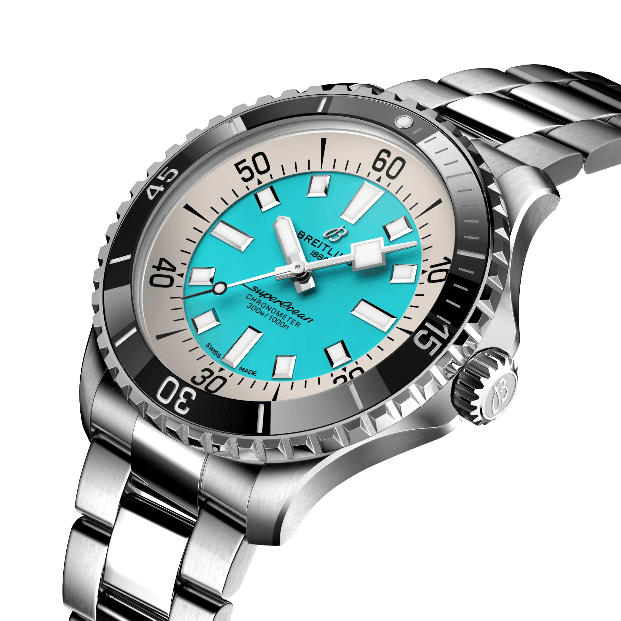 Breitling Superocean Turquoise Watch, 44mm - Image 2