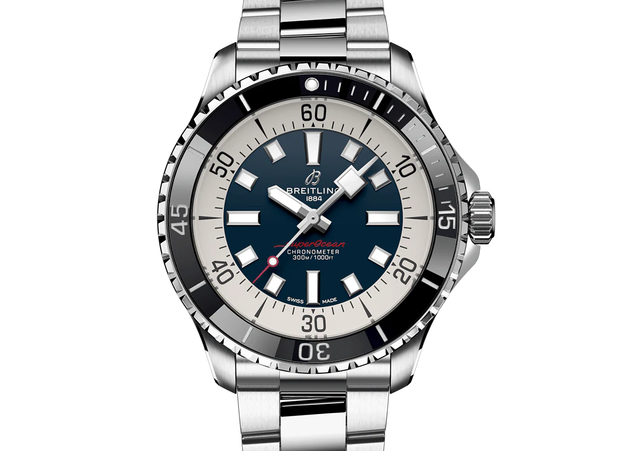 Breitling Superocean Watch with Blue Dial, 44mm - Image 4