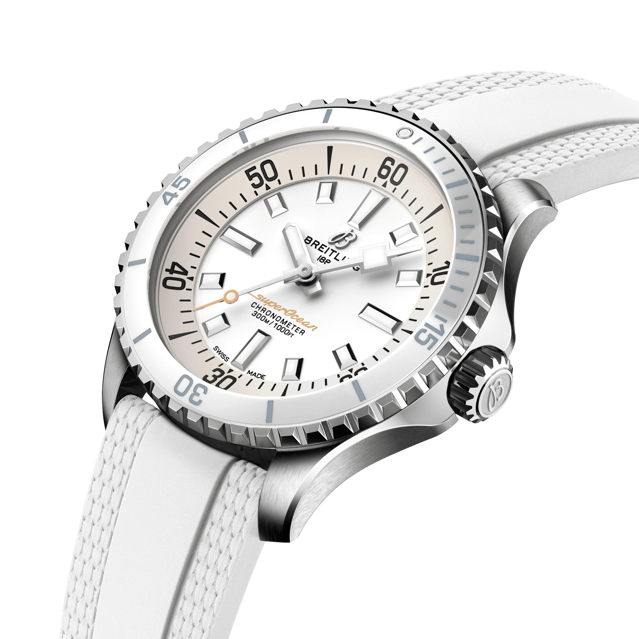 Breitling Superocean White on Rubber Watch, 36mm - Image 2