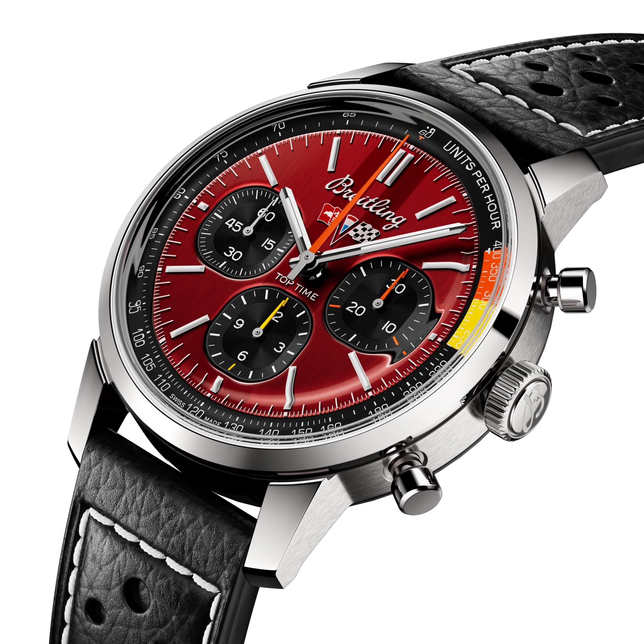 Breitling Top Time B01 Chevrolet Corvette 41mm Watch with Red Dial - Image 2