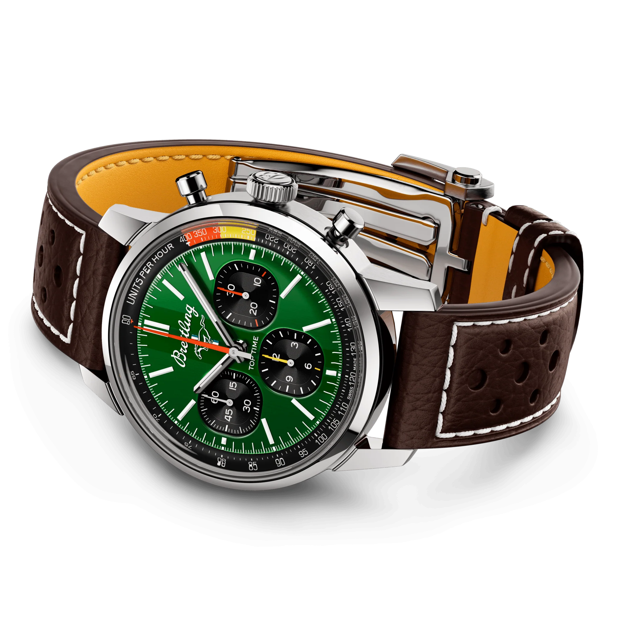 Breitling Top Time B01 Ford Mustang 41mm Watch with Green Dial - Image 3
