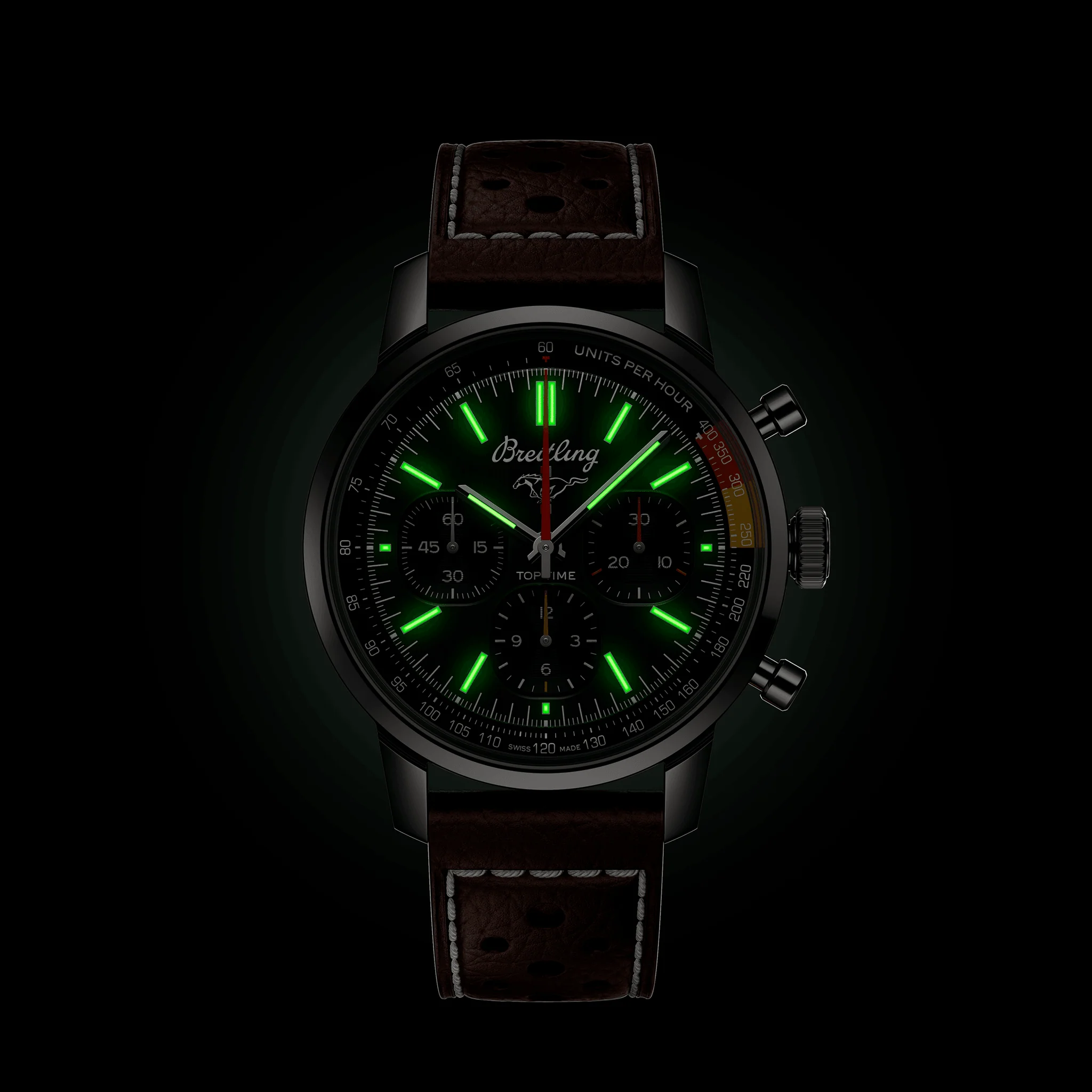 Breitling Top Time B01 Ford Mustang 41mm Watch with Green Dial - Image 6