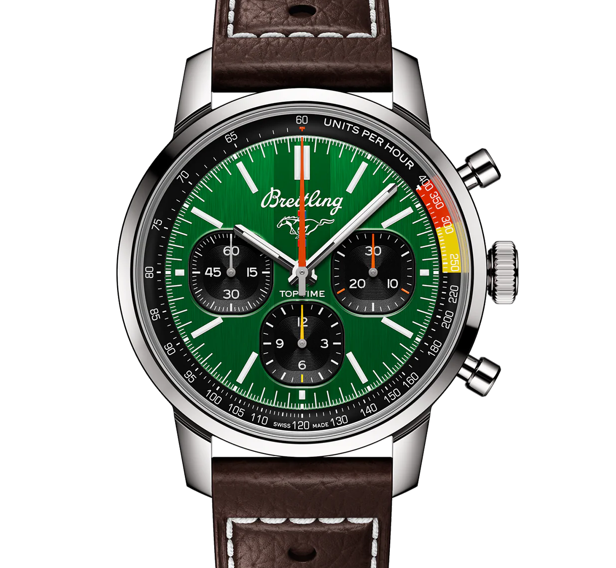 Breitling Top Time B01 Ford Mustang 41mm Watch with Green Dial - Image 7