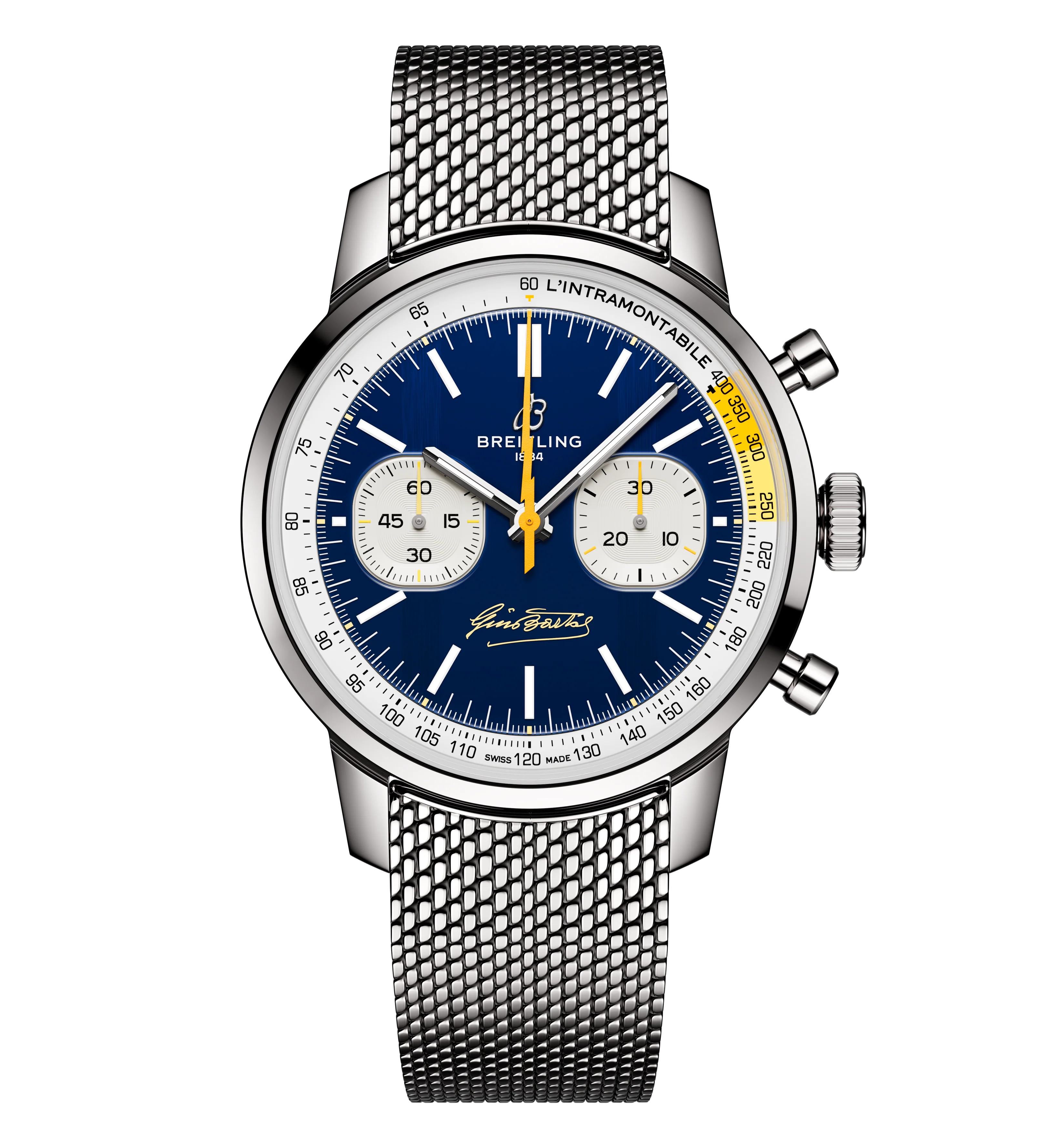 Breitling Top Time B01 Gino Bartali 41mm Watch with Stainless Steel Bracelet