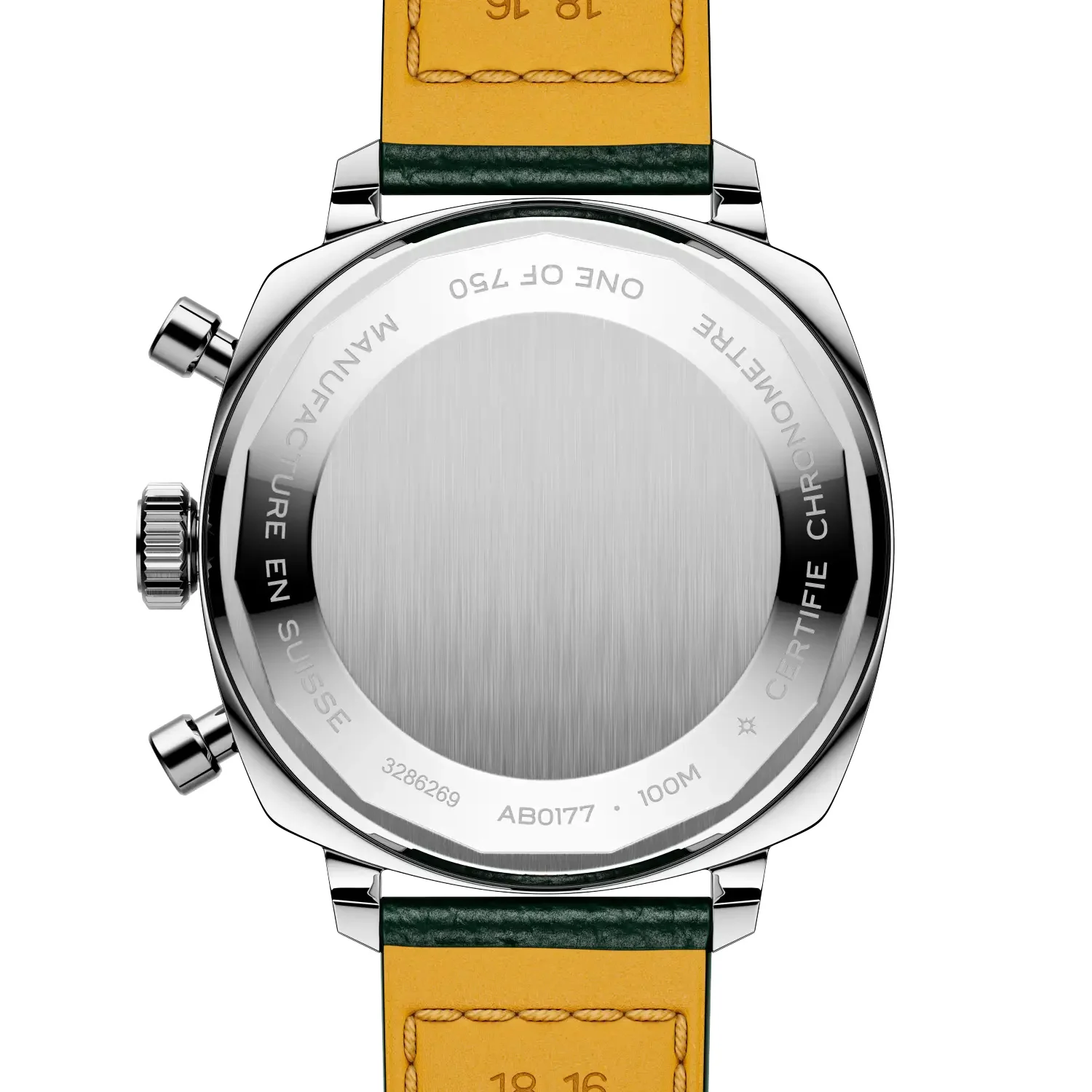 Breitling Top Time B01 Racing 38mm Watch with Green Leather Strap, Limited Edition - Image 3