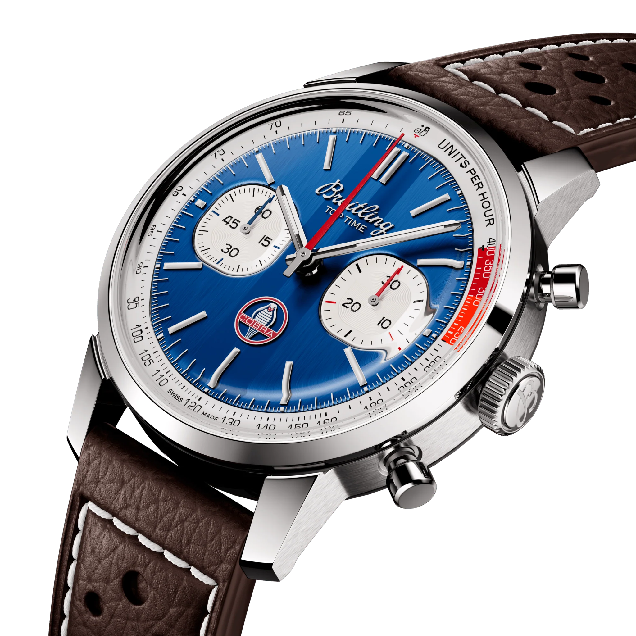Breitling Top Time B01 Shelby Cobra 41mm Watch with Blue Dial - Image 2