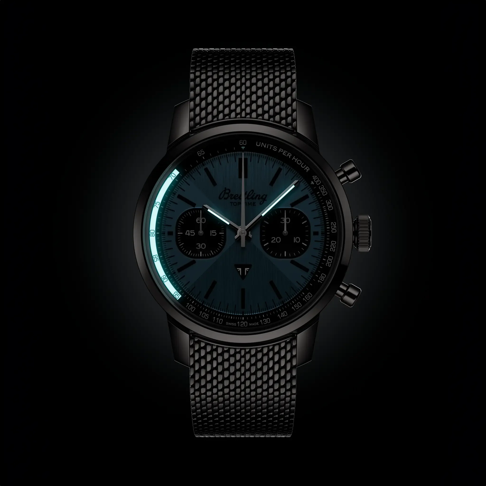 Breitling Top Time B01 Triumph 41 Watch with Stainless Steel Bracelet - Image 5