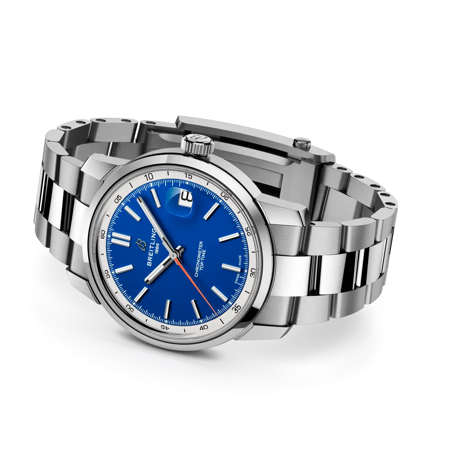 Breitling Top Time B31 38mm Watch with Blue Dial - Image 3