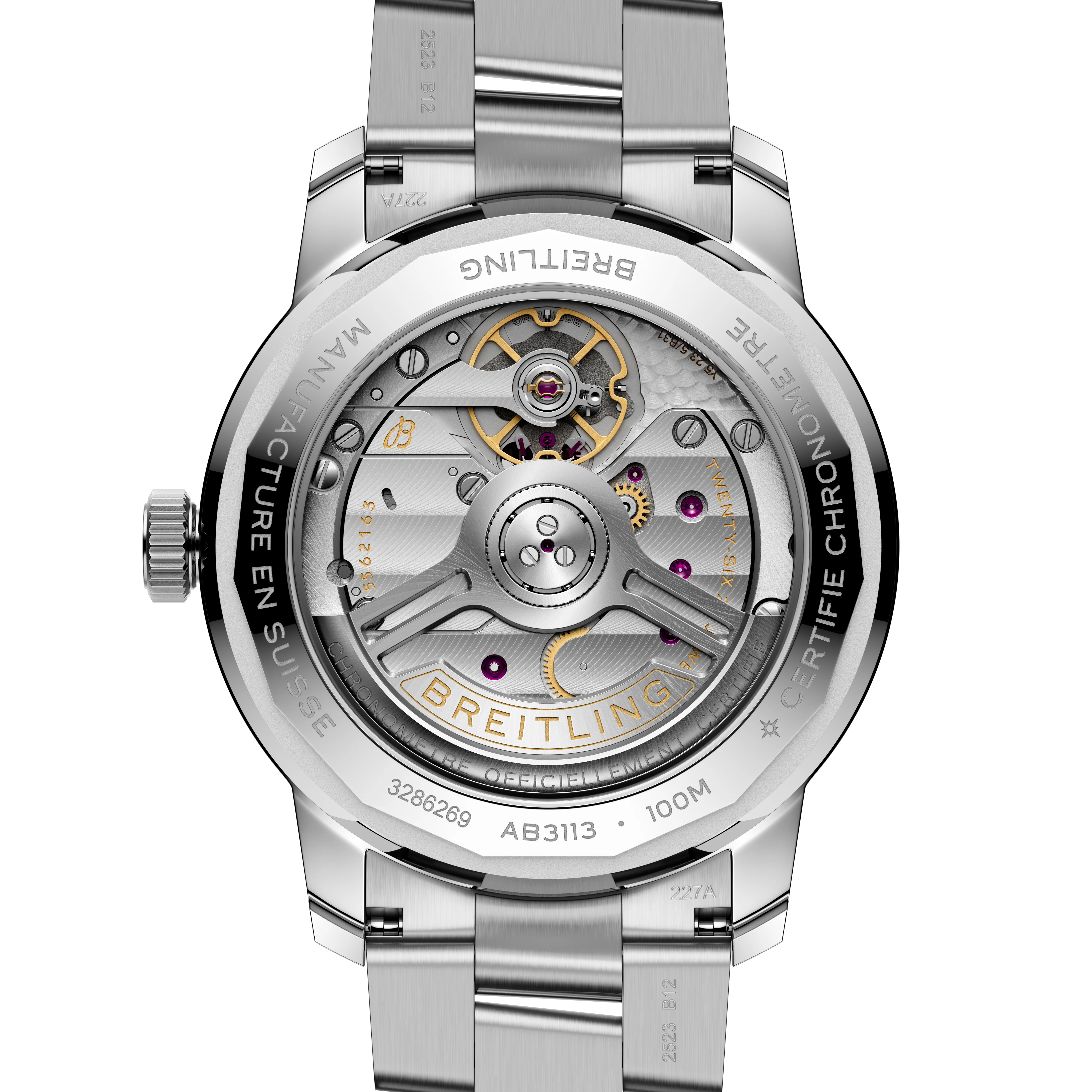Breitling Top Time B31 38mm Watch with Stainless Steel Bracelet - Image 4