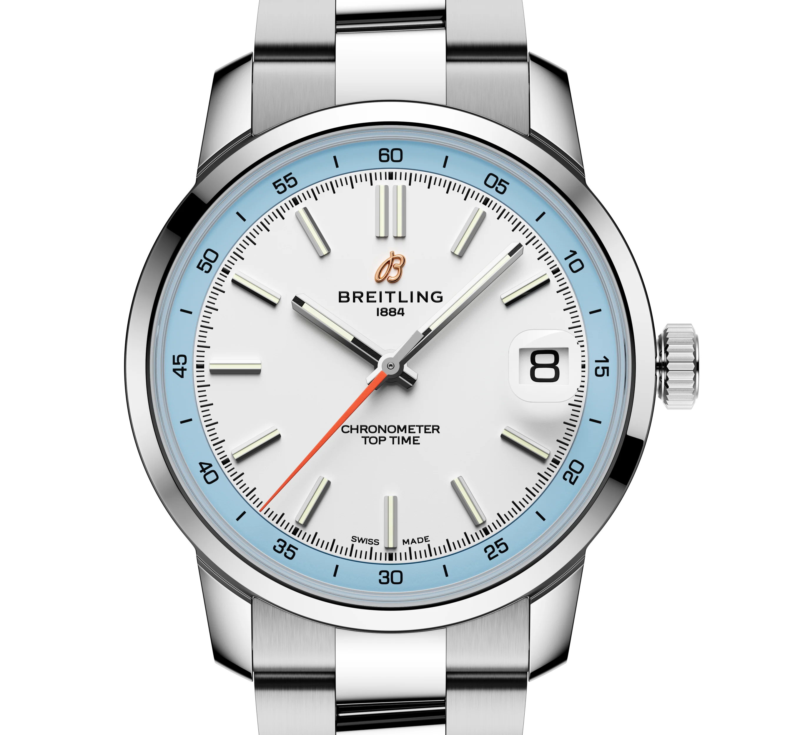 Breitling Top Time B31 38mm Watch with Stainless Steel Bracelet - Image 6