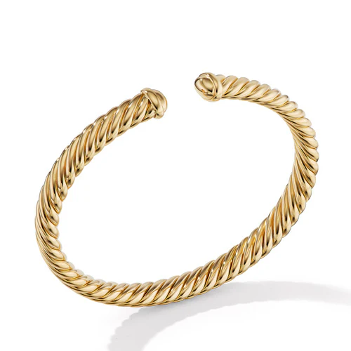 Cablespira Oval Bracelet in 18K Yellow Gold - Image 2