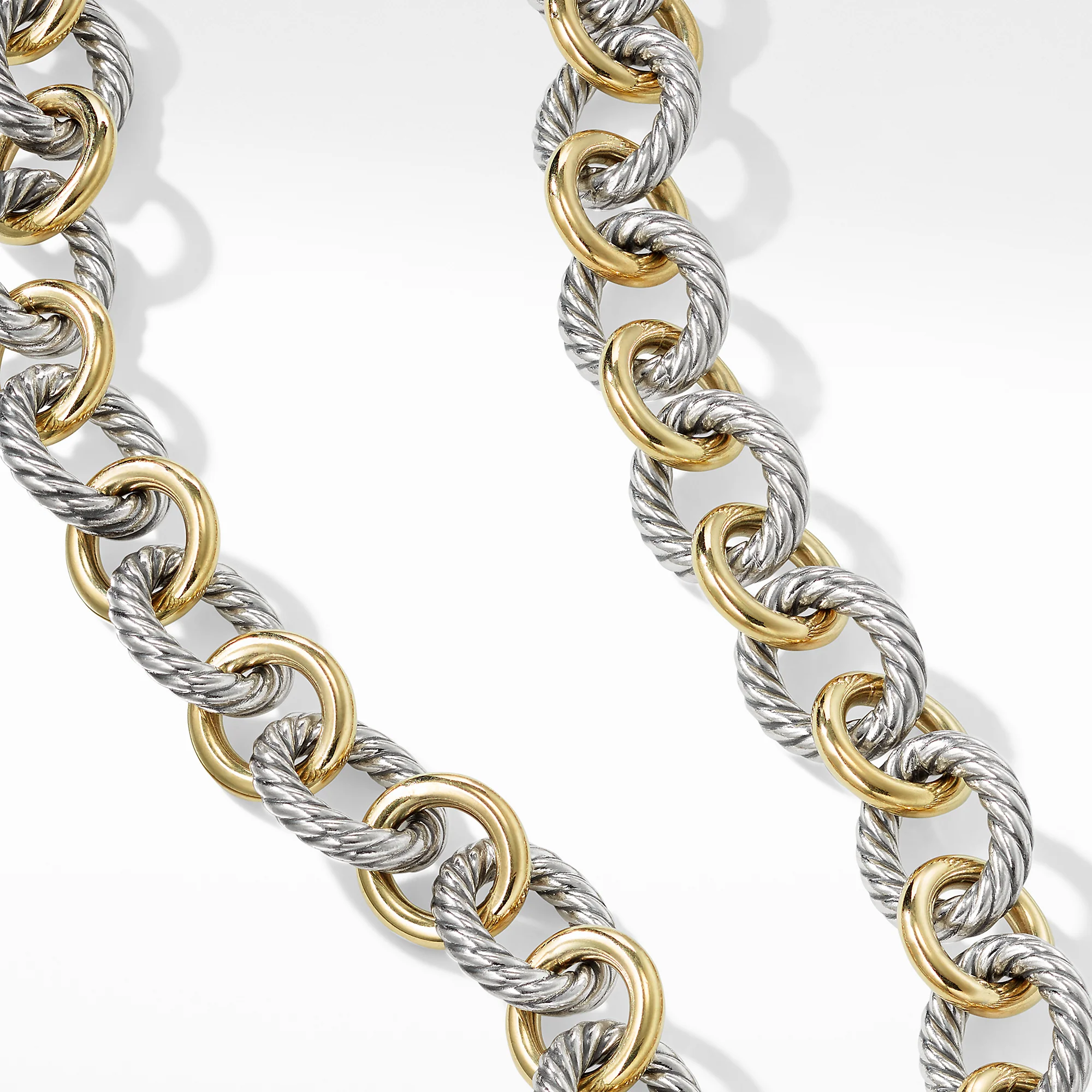 Chain Necklace with 18K Gold, 16" Length - Image 2