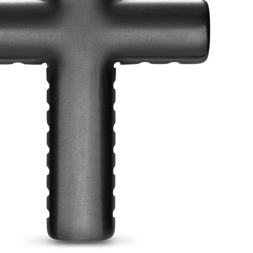 Chevron Cross Pendant in Black Titanium, 36mm - Image 4