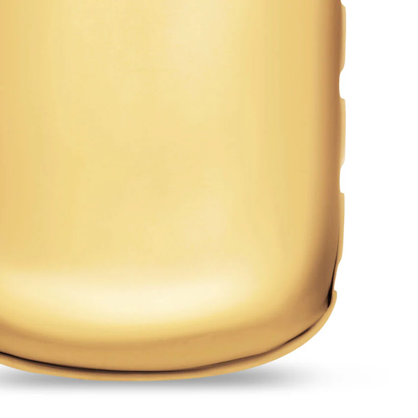 Chevron Tag in 18K Yellow Gold with Black Onyx, 27mm - Image 3