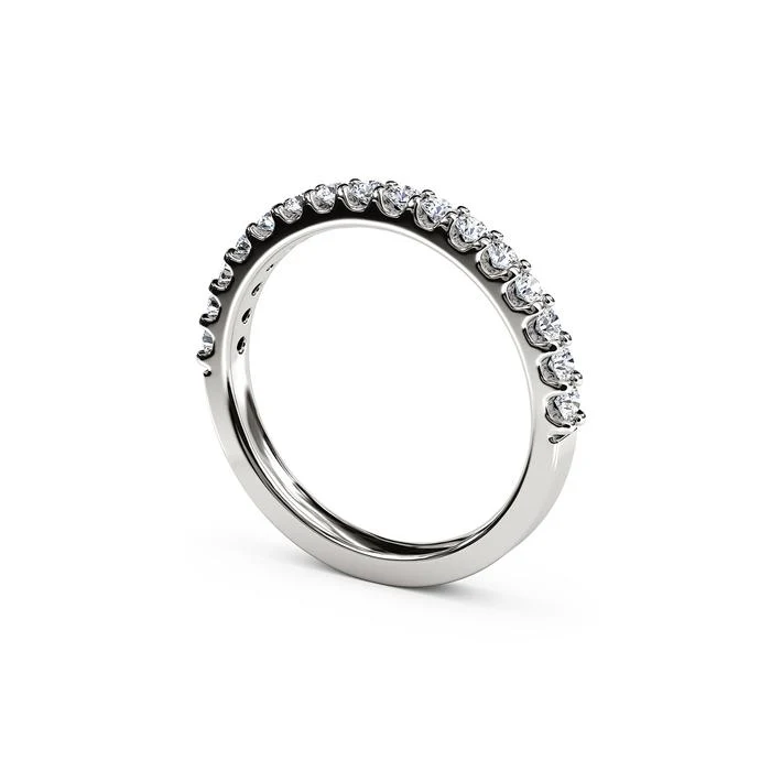 The Studio Collection 16 Stone Prong Set Wedding Band - Image 2