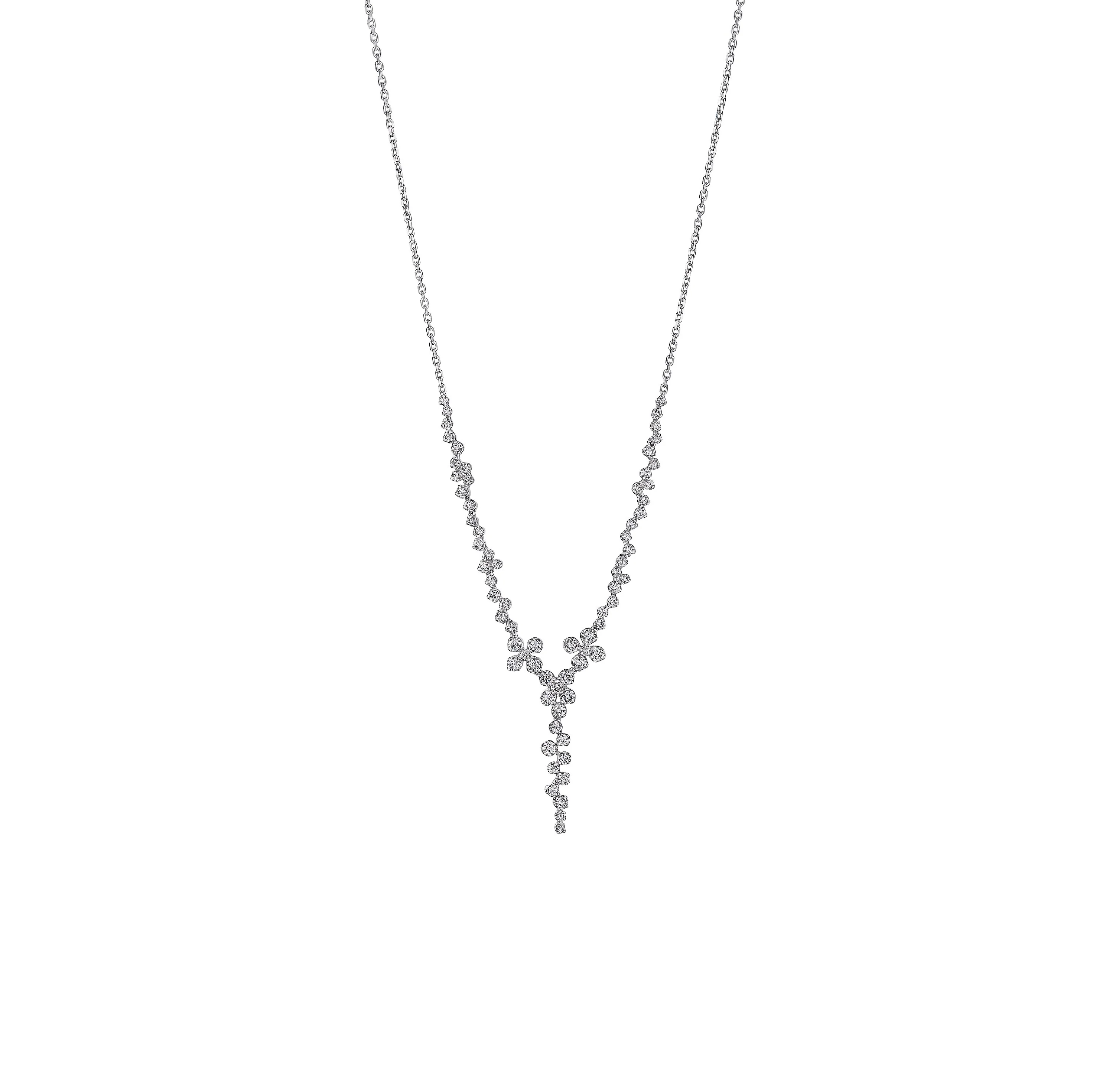 Sabel Collection White Gold Diamond Fashion Necklace