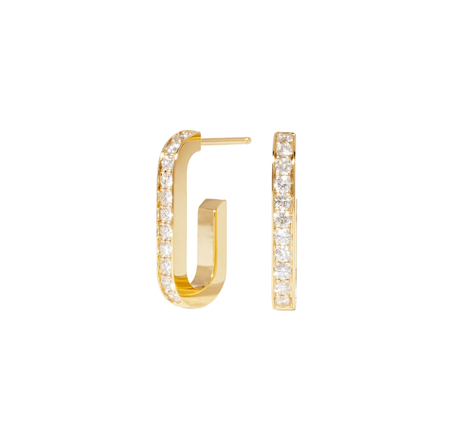 Dinh Van Maillon L Diamond Earrings