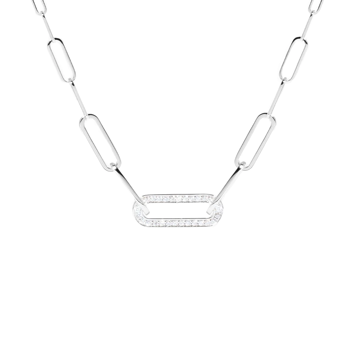 Dinh Van Maillon Small Diamond Necklace