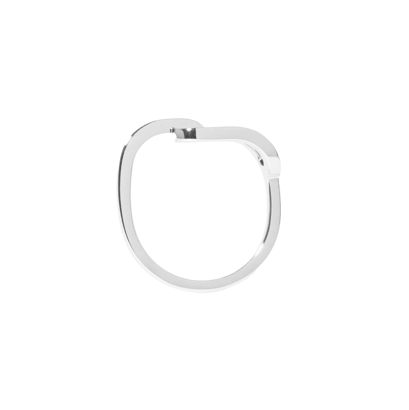Dinh Van Maillon White Gold Diamond Small Ring - Image 2