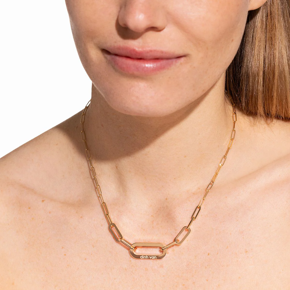Dinh Van Maillon Yellow Gold Large Necklace - Image 3