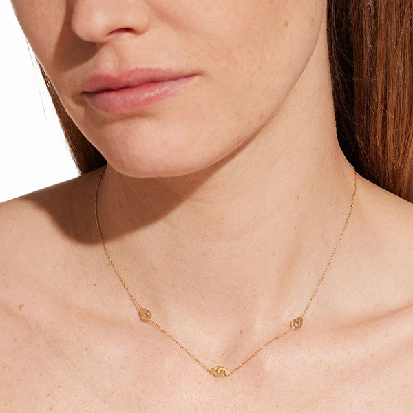 Dinh Van Menottes Yellow Gold Multi-Motif Necklace - Image 3