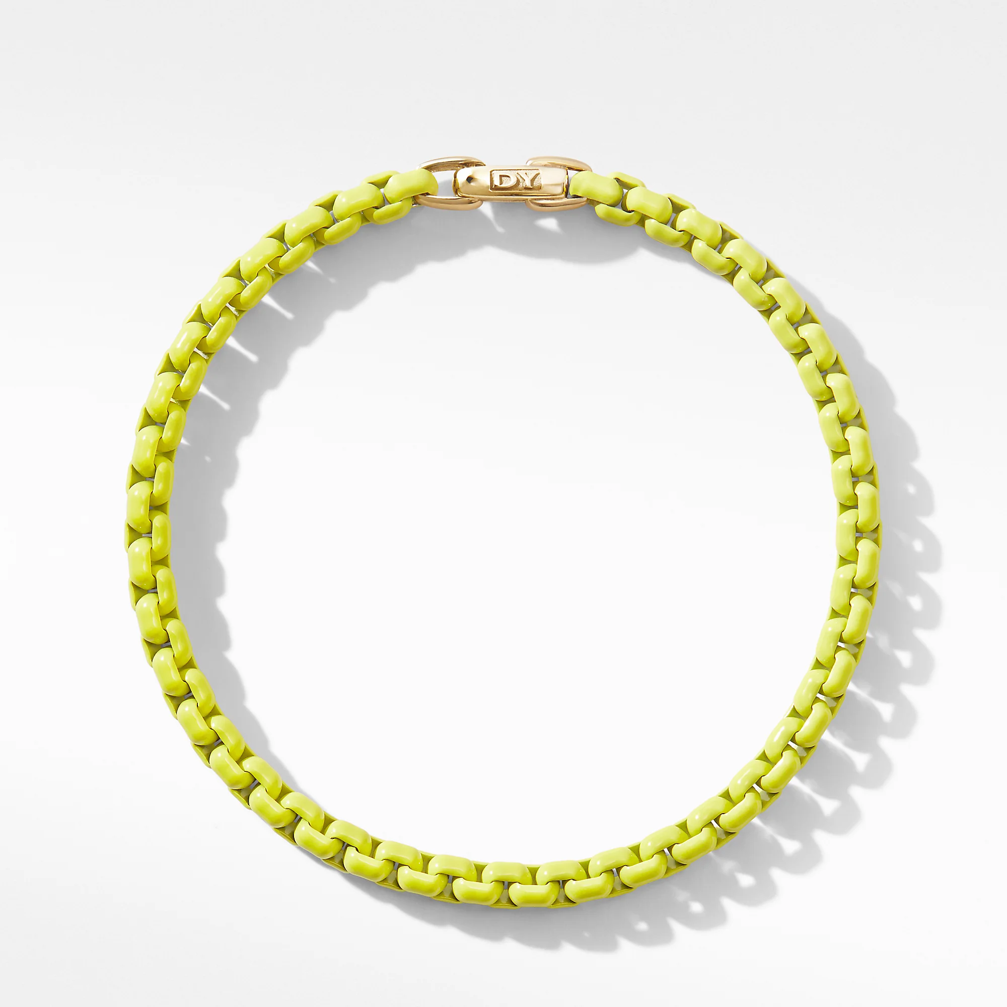 DY Bel Aire Chain Bracelet in Yellow with 14K Yellow Gold Accent, Size Medium - Image 2