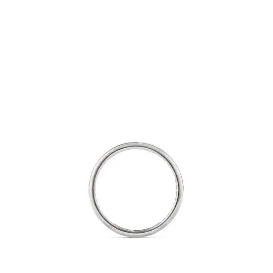 DY Classic Band Ring in 18K White Gold, Size 11 - Image 2
