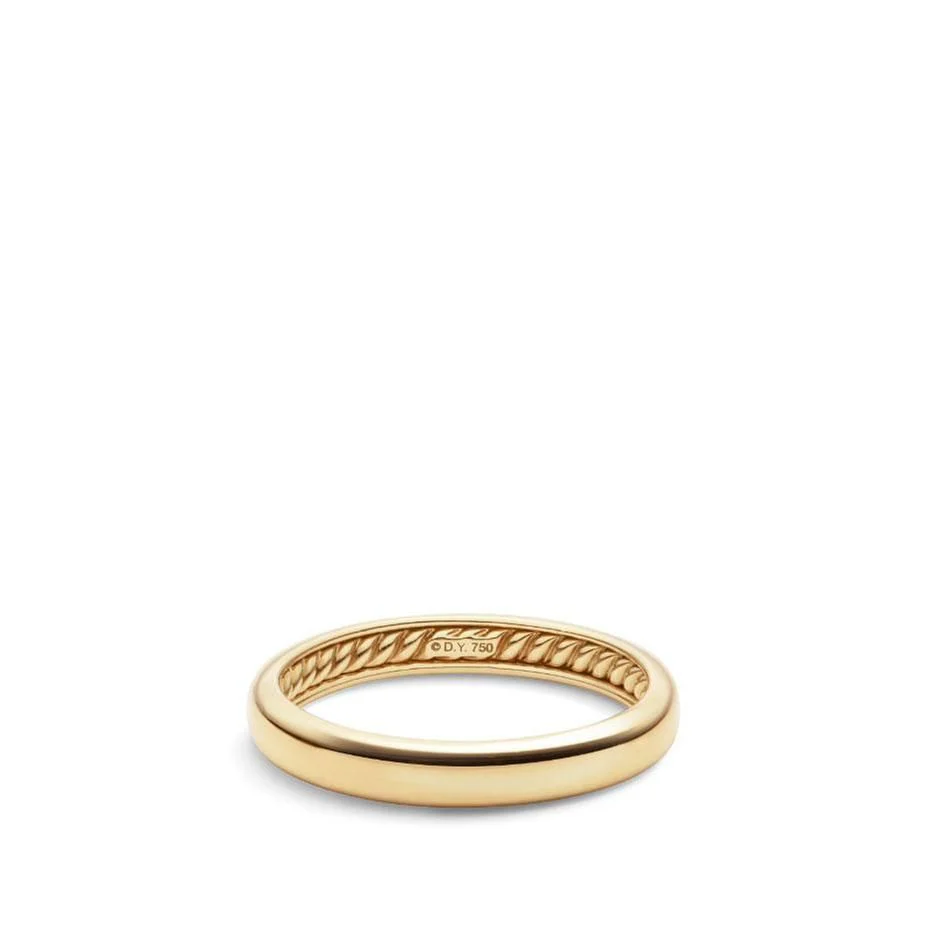 DY Classic Band Ring in 18K Yellow Gold, Size 11