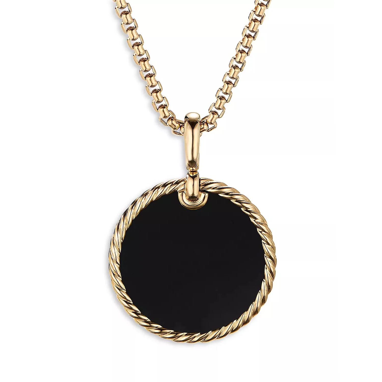 DY Elements Enhancer with Black Onyx and Mother-of-Pearl in 18K Yellow Gold