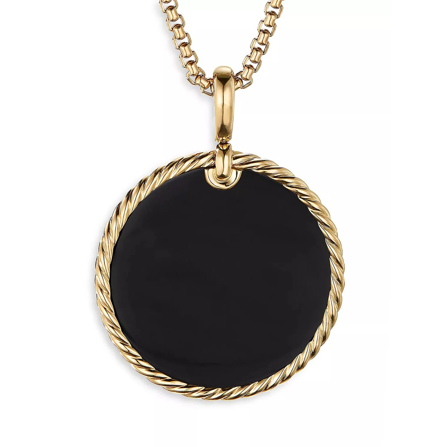 DY Elements Enhancer with Black Onyx and Mother-of-Pearl in 18K Yellow Gold