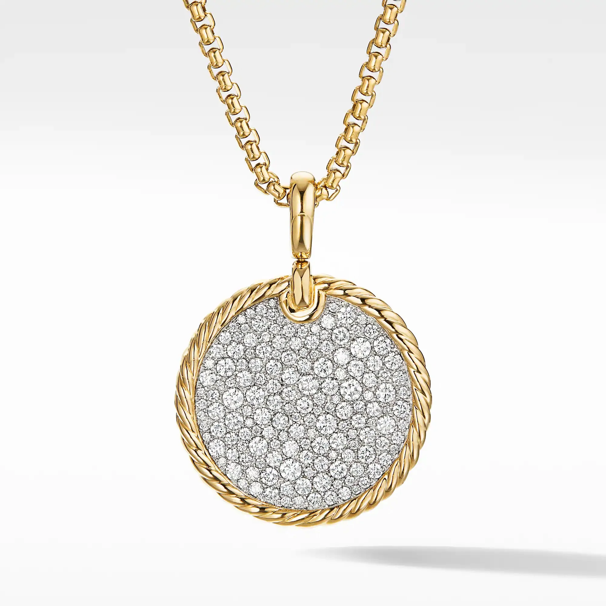 DY Elements Enhancer with Pavé Diamonds in 18K Yellow Gold