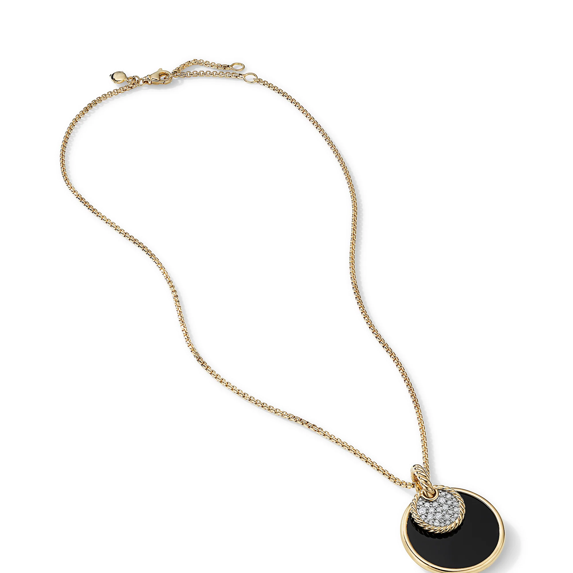 DY Elements® Large Pendant Necklace in 18K Yellow Gold - Image 3
