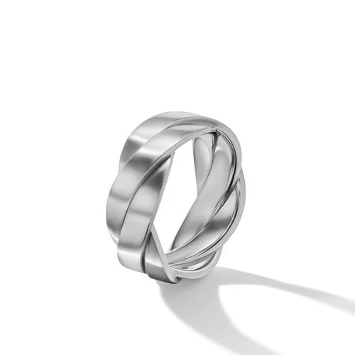 DY Helios Band Ring in Sterling Silver, Size 11 - Image 3