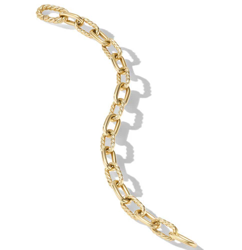 DY Madison Chain Bracelet in 18K Yellow Gold, Size Medium - Image 3
