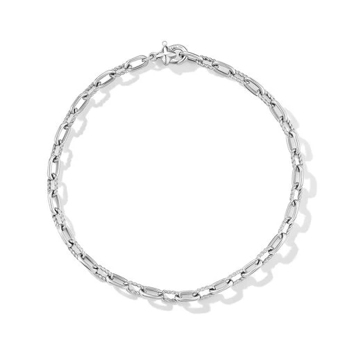 DY Madison Chain Bracelet in Sterling Silver, Size Medium - Image 2