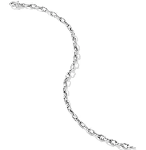 DY Madison Chain Bracelet in Sterling Silver, Size Medium - Image 3