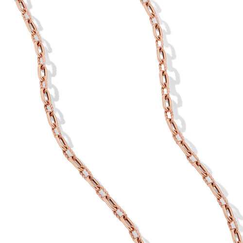 DY Madison Chain Necklace in 18K Rose Gold, 36" - Image 2
