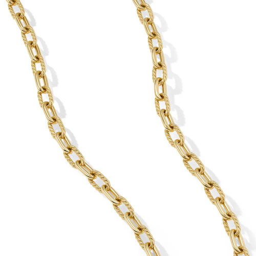 DY Madison Chain Necklace in 18K Yellow Gold, 22" - Image 2