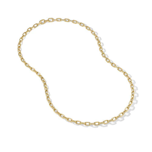 DY Madison Chain Necklace in 18K Yellow Gold, 22" - Image 3
