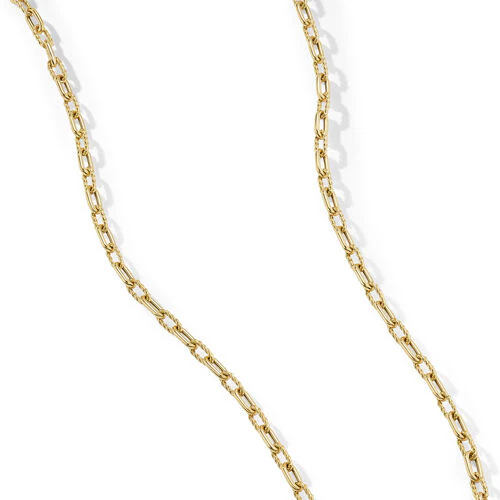 DY Madison Chain Necklace in 18K Yellow Gold, 26" - Image 2