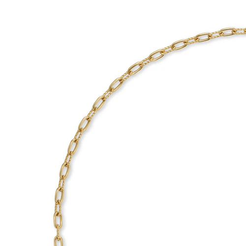 DY Madison Pavé Diamond Toggle Chain Necklace in 18K Yellow Gold, 17" - Image 3