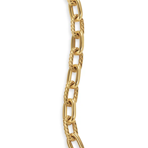 DY Madison Toggle Chain Bracelet in 18K Yellow Gold, Size Large - Image 5