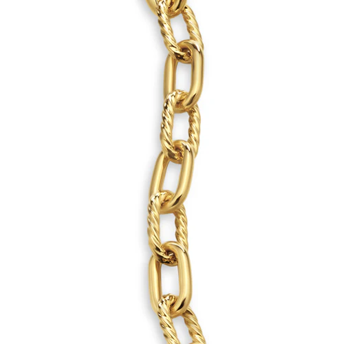 DY Madison Toggle Chain Bracelet in 18K Yellow Gold, Size Medium - Image 5